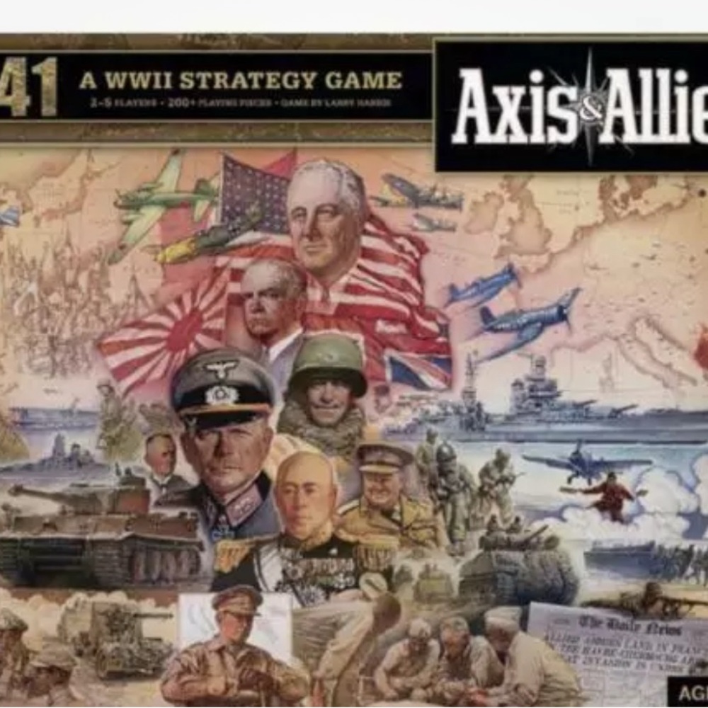Axis and Allies WWII Board Game